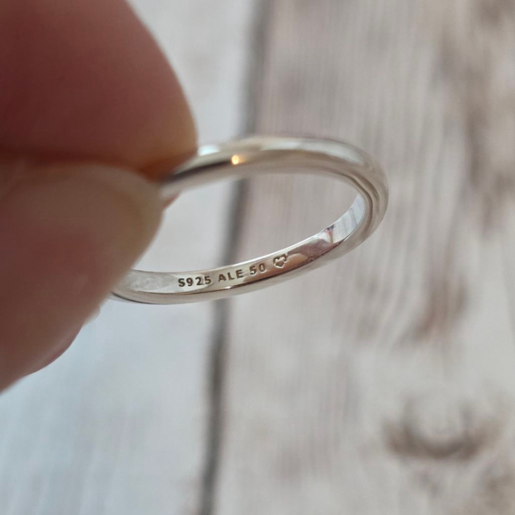 Pandora Talisman Lab-Grown Diamond Heart ring Size 5 - Picture 7 of 8